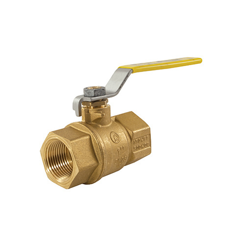Jomar Valve 100-704 3/4-Inch, 2-piece, Full-port, Threaded Connections, 600 WOG Brass Ball Valve