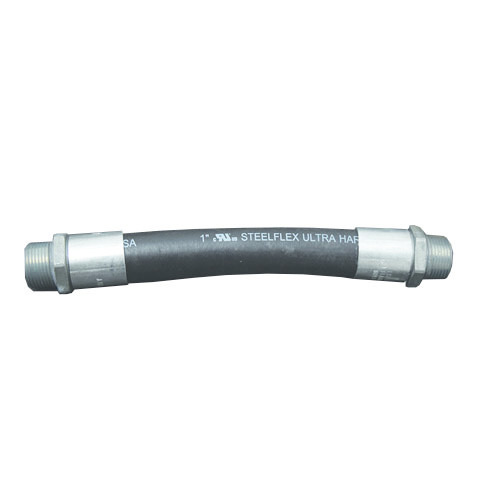 Fuel Flo Steelflex 123061FL Ultra Hardwall Breakaway Whip Hose 1 inch x 12 inch