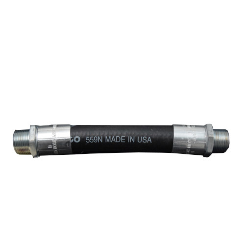 Fuel Flo Steelflex 124041FL Ultra Hardwall Breakaway Whip Hose 3/4 inch x 9 inch