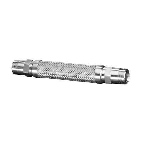 Hose Master FSMM180200 2-Inch Male x 2-Inch Male, 18-Inch Fire Shield Flex Connector